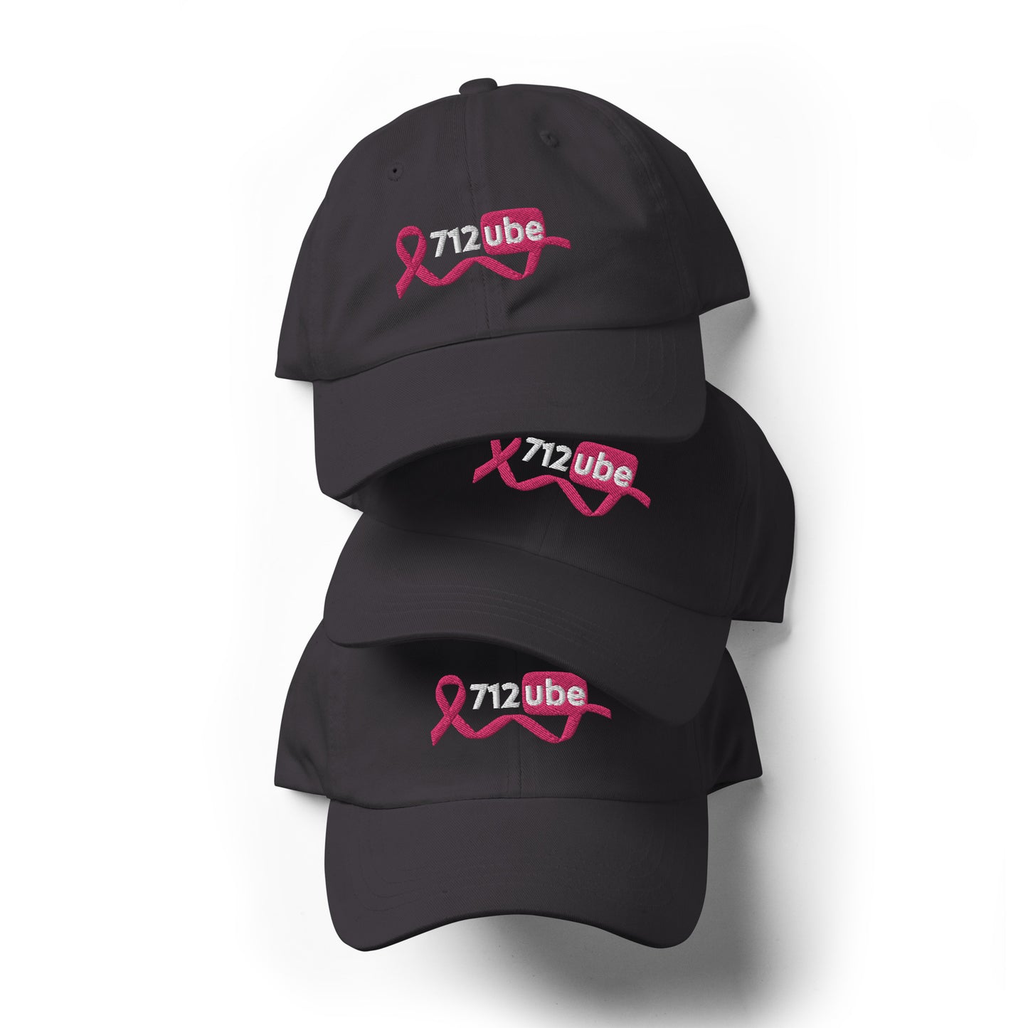 712ube Breast Cancer Awareness Unisex Dad Hat