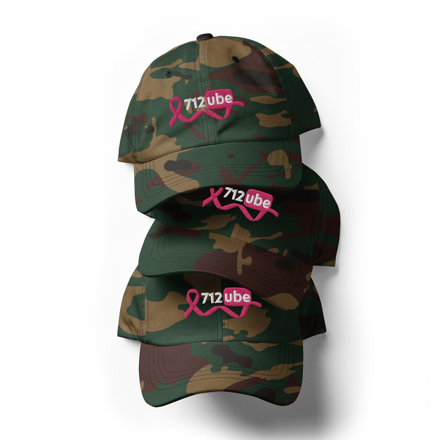 712ube Breast Cancer Awareness Unisex Dad Hat