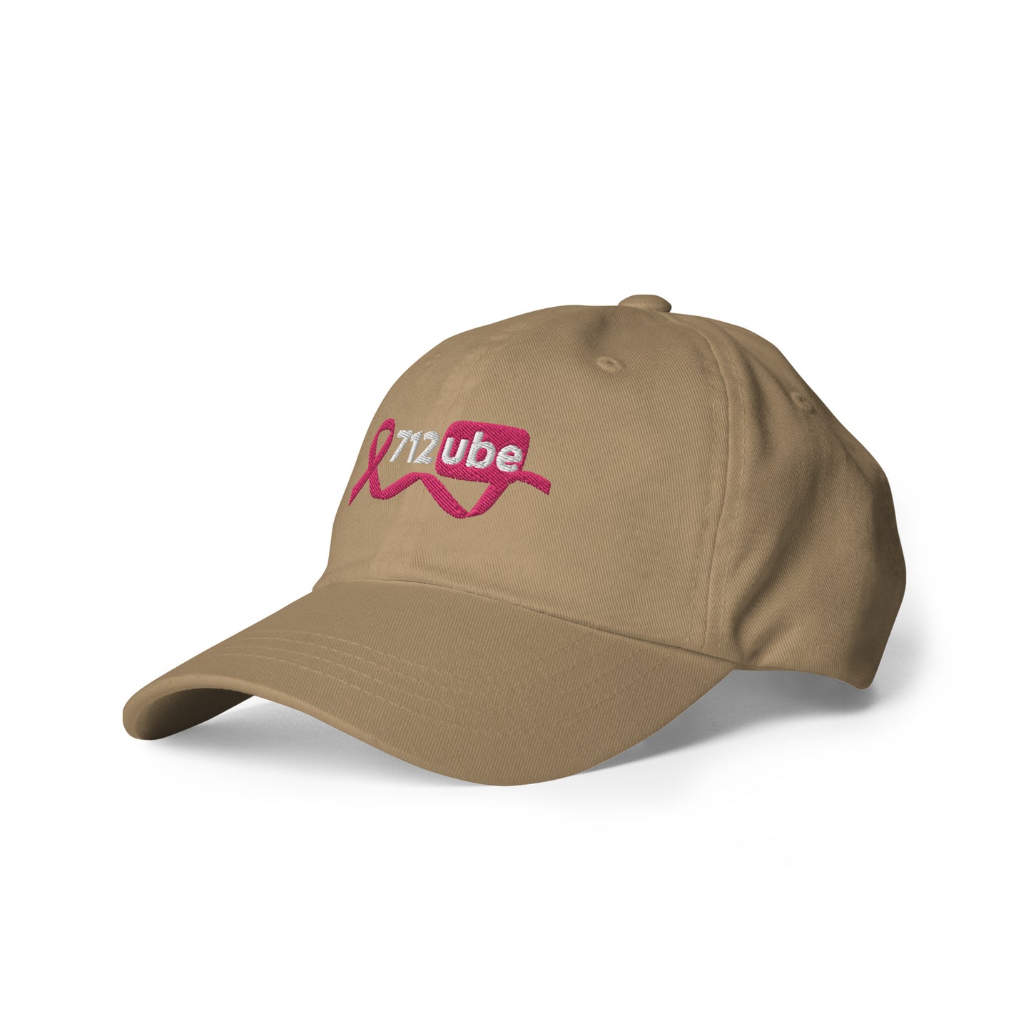 712ube Breast Cancer Awareness Unisex Dad Hat