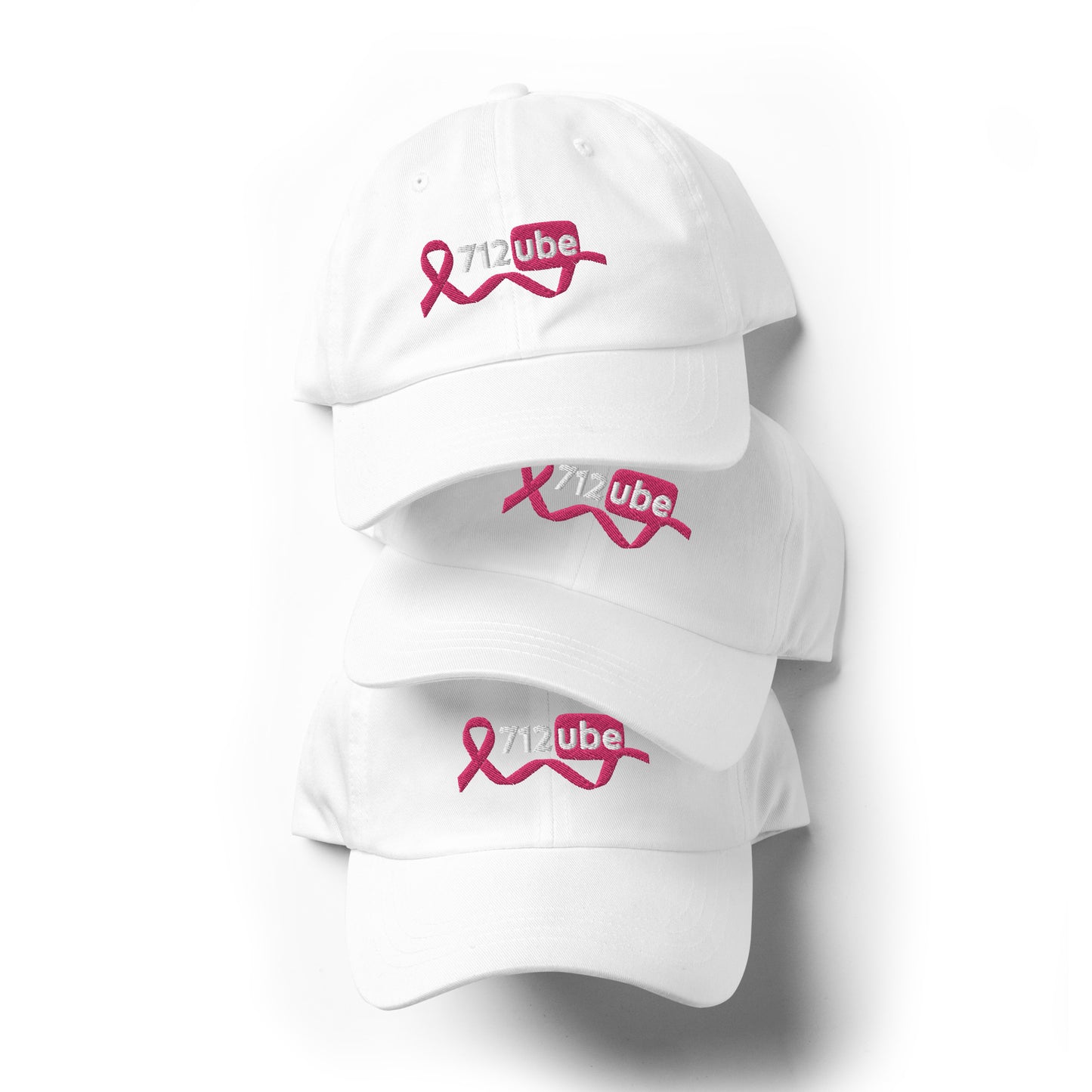 712ube Breast Cancer Awareness Unisex Dad Hat