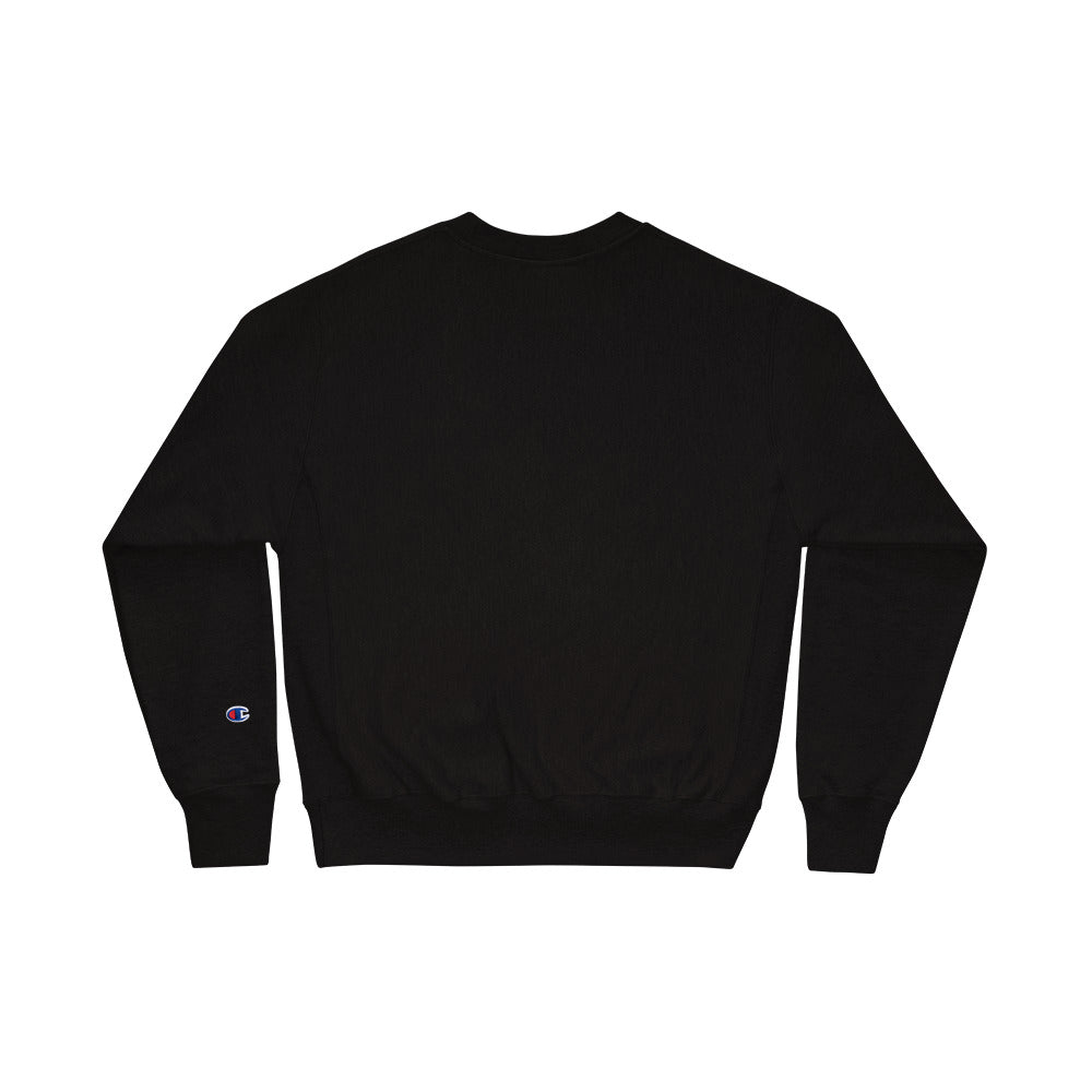 712ube x Champion "Signature Series" Embroidered Men's Sweatshirt (White Logo)