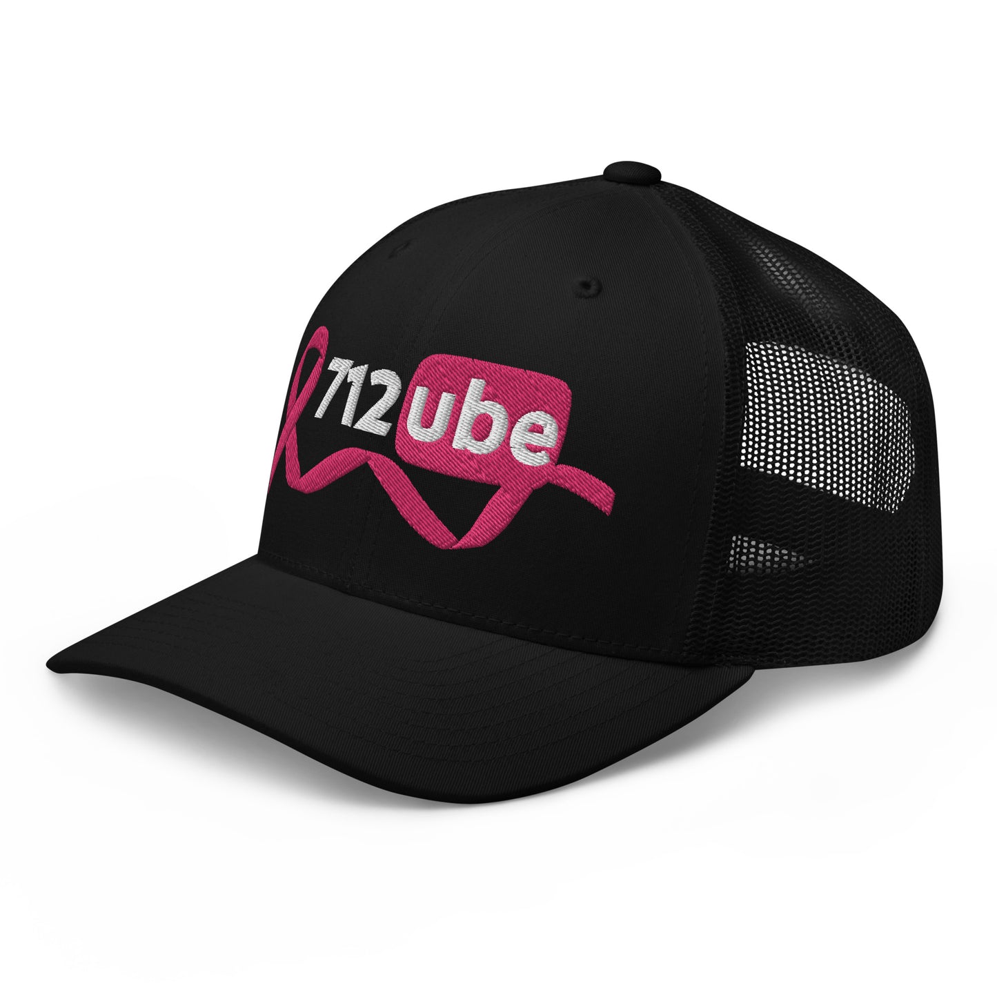 712ube Breast Cancer Awareness Unisex Trucker Hat