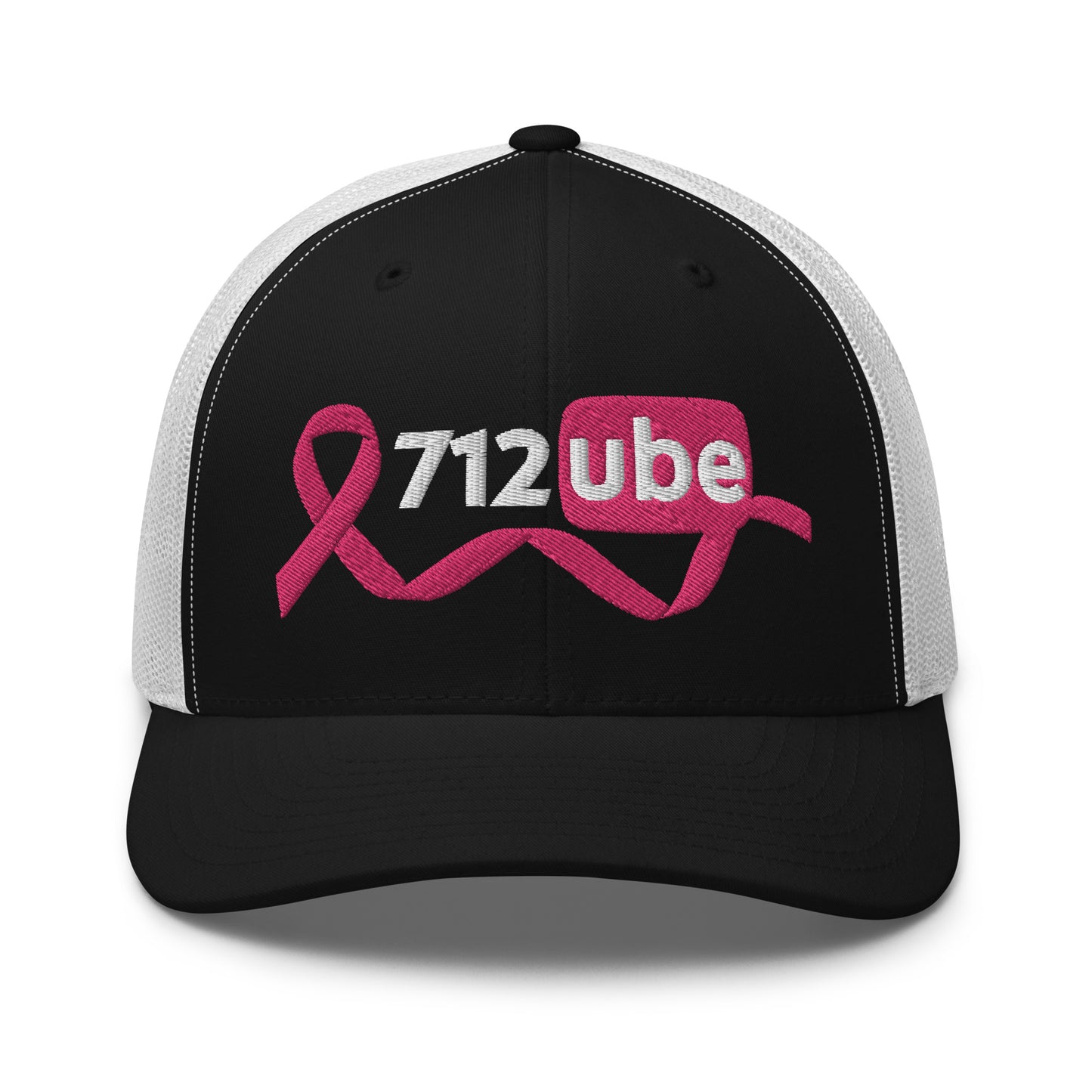 712ube Breast Cancer Awareness Unisex Trucker Hat