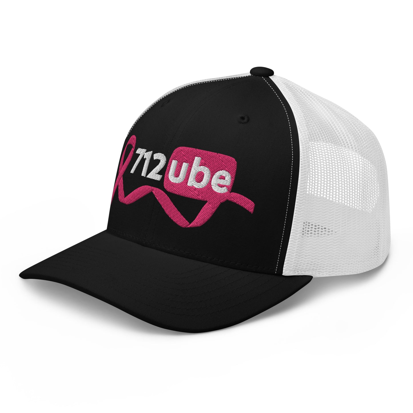 712ube Breast Cancer Awareness Unisex Trucker Hat