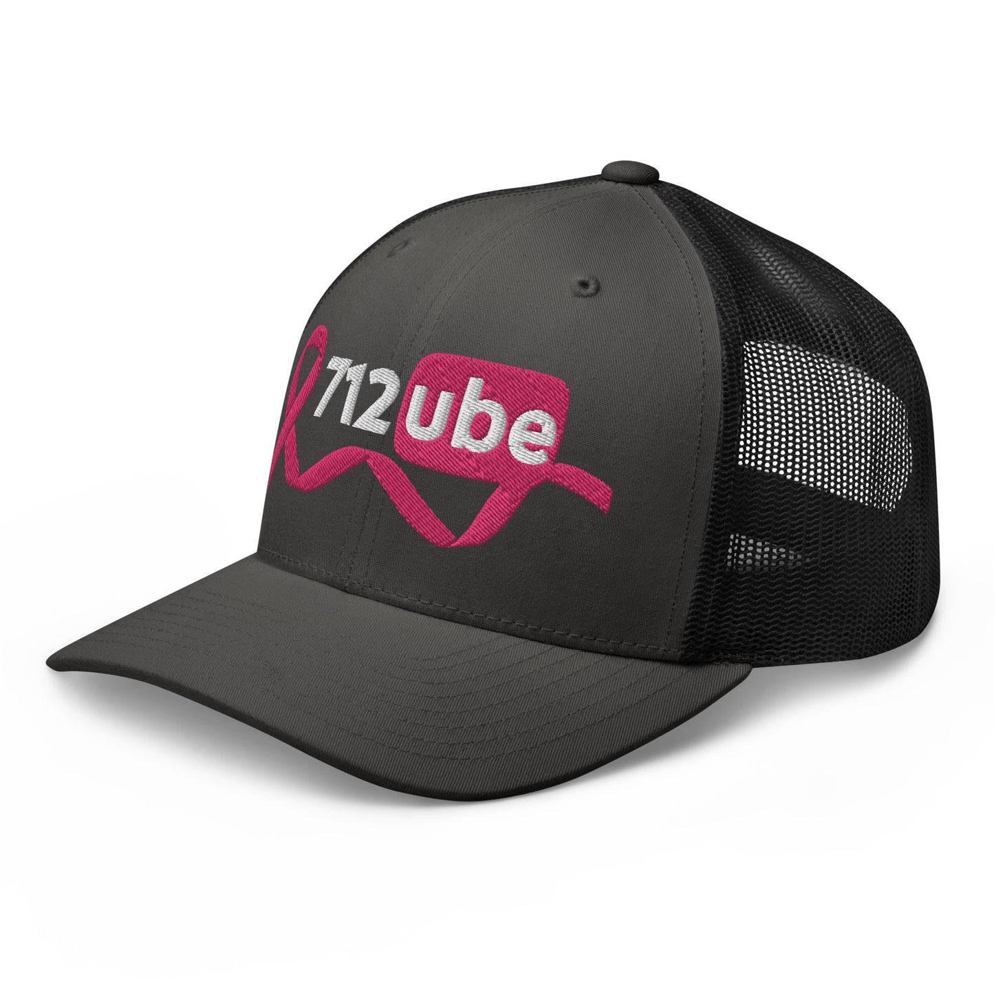 712ube Breast Cancer Awareness Unisex Trucker Hat