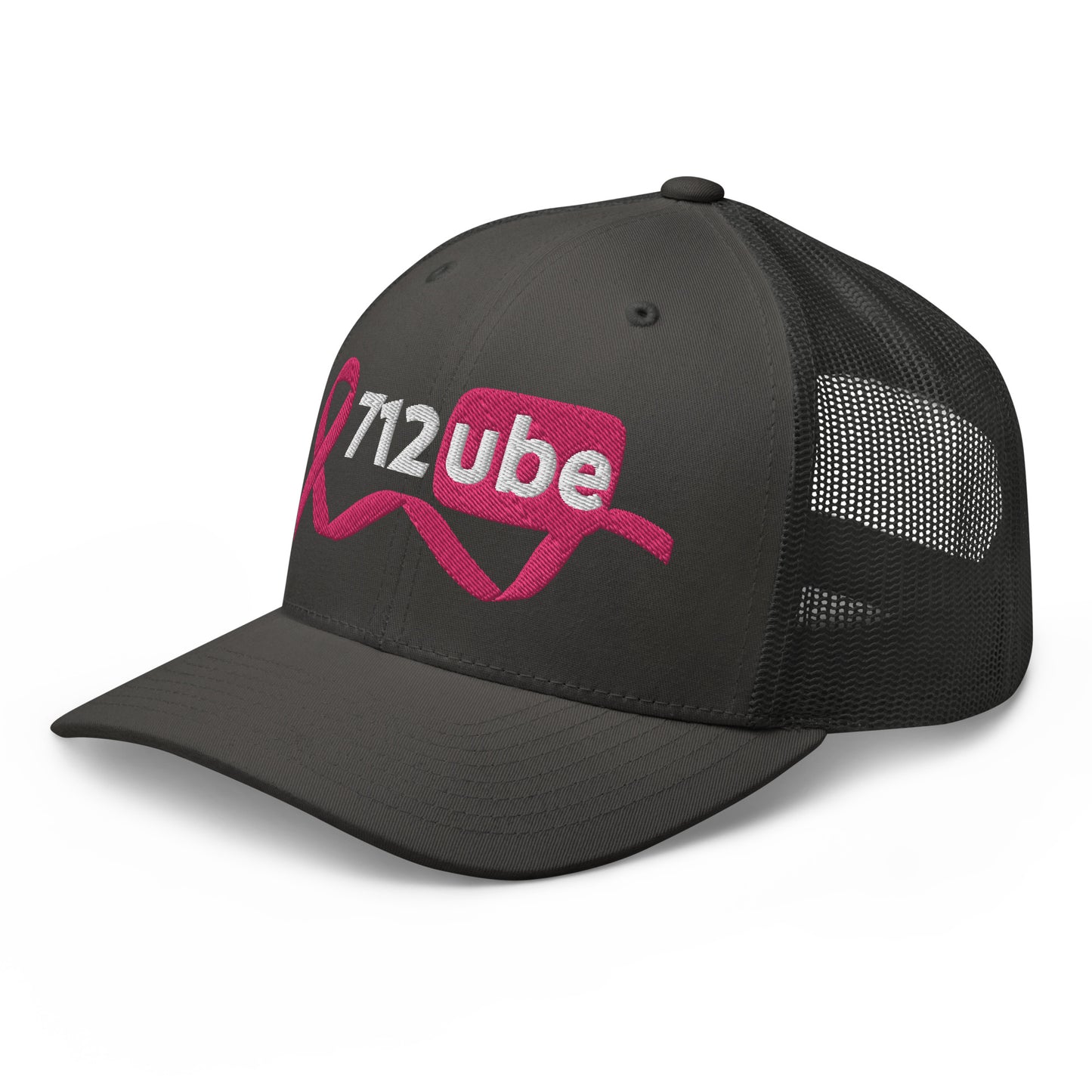 712ube Breast Cancer Awareness Unisex Trucker Hat