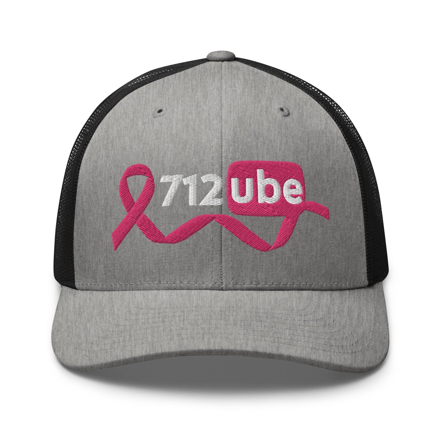 712ube Breast Cancer Awareness Unisex Trucker Hat