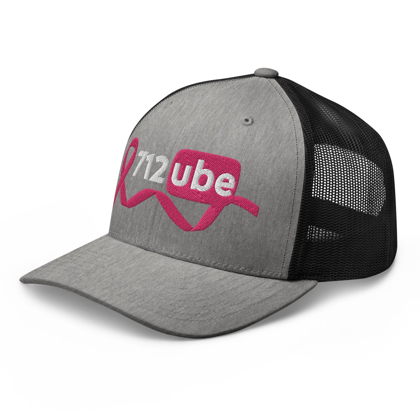 712ube Breast Cancer Awareness Unisex Trucker Hat