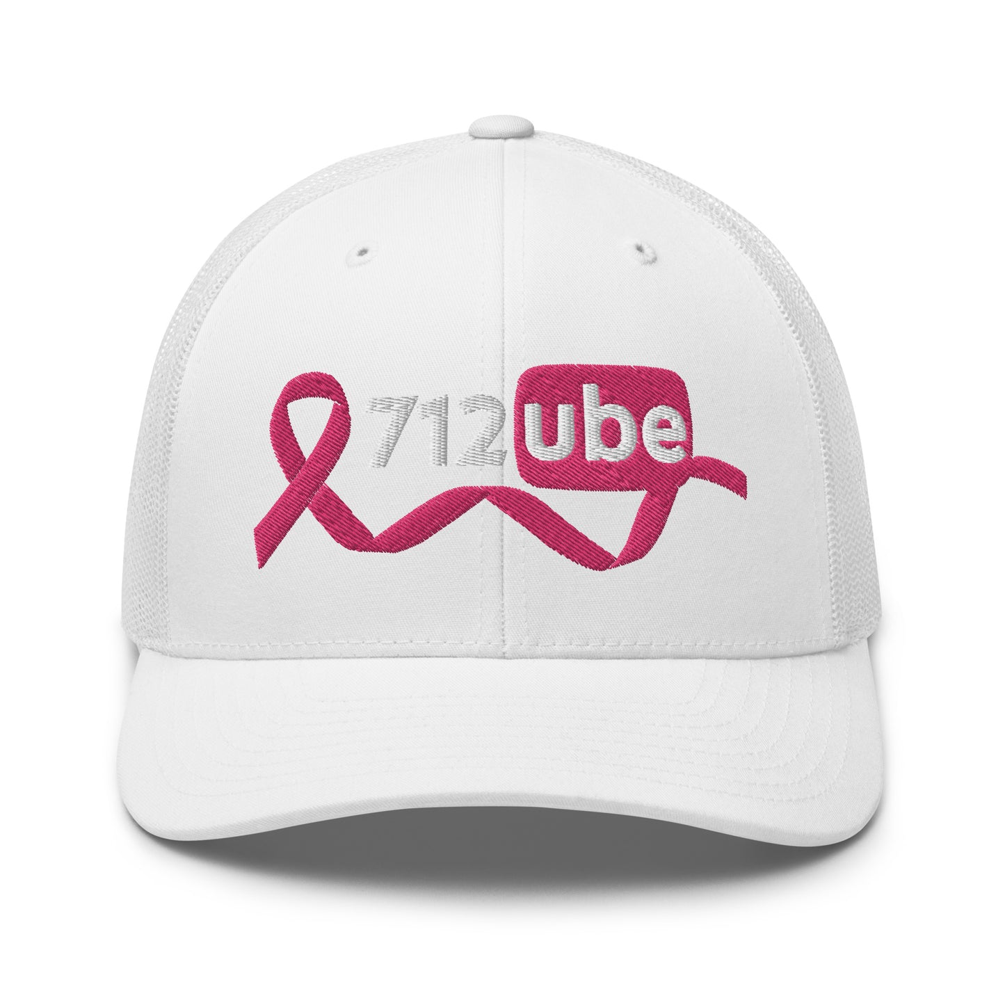 712ube Breast Cancer Awareness Unisex Trucker Hat