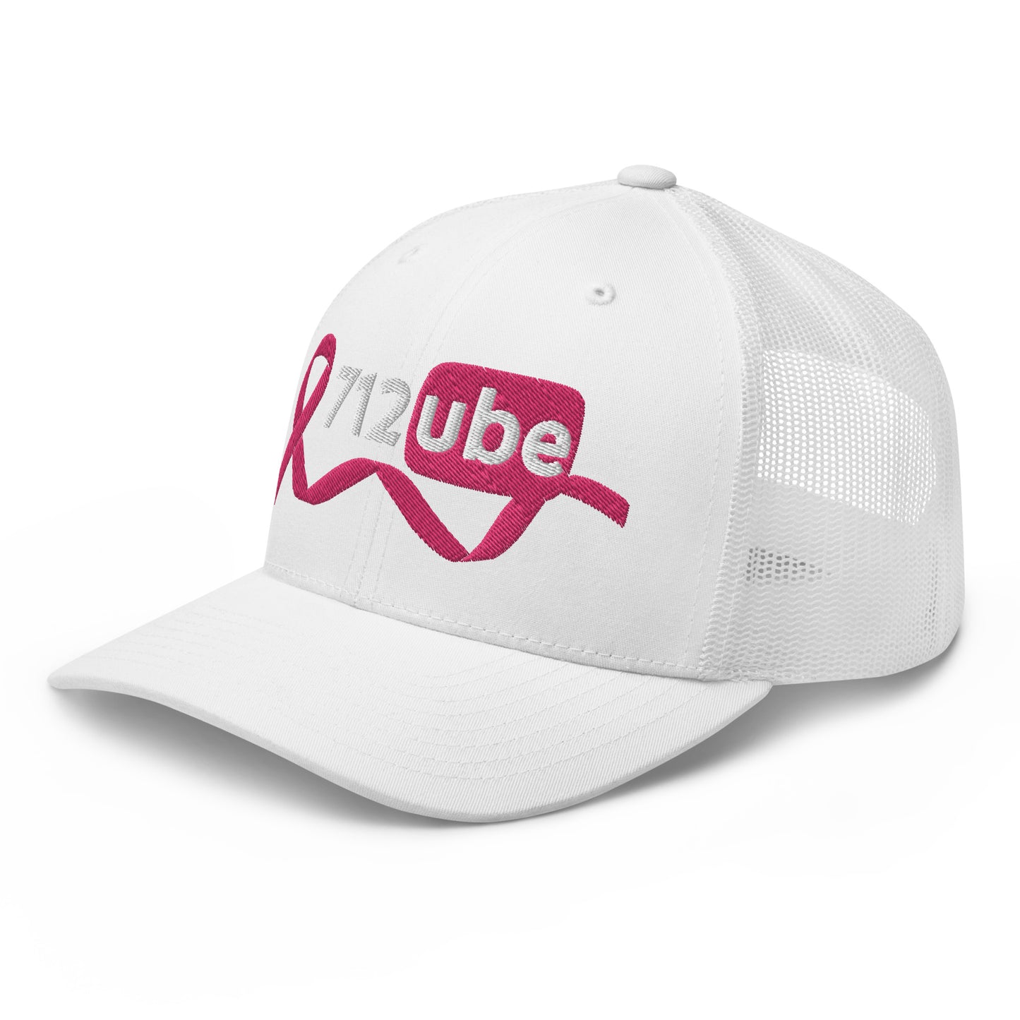 712ube Breast Cancer Awareness Unisex Trucker Hat