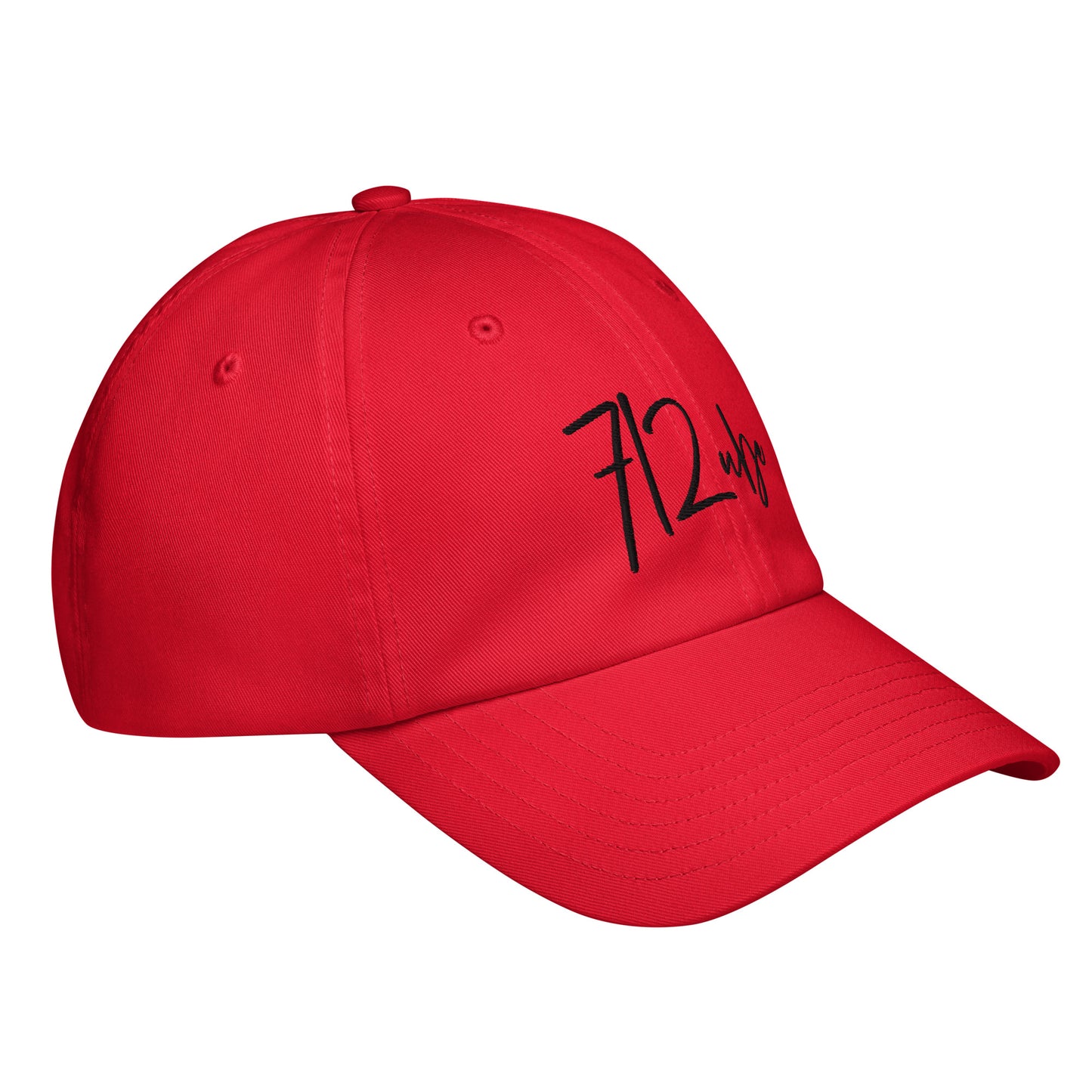 712ube x Under Armour® Embroidered Dad Hat (Black Logo)