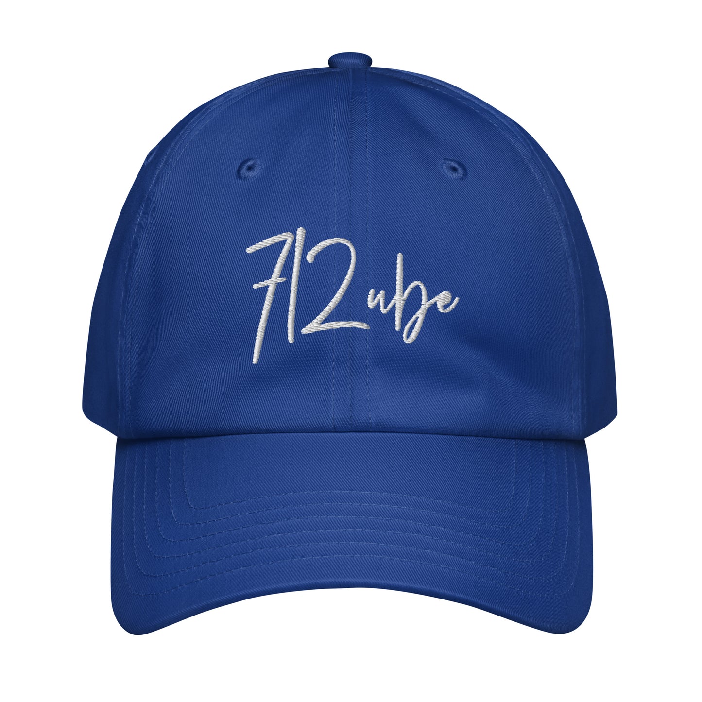 712ube x Under Armour® Embroidered Dad Hat (White Logo)