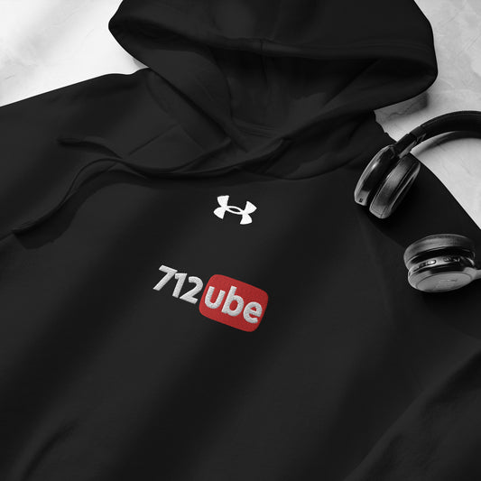 712ube x Under Armour® Embroidered Hoodie (White Logo)