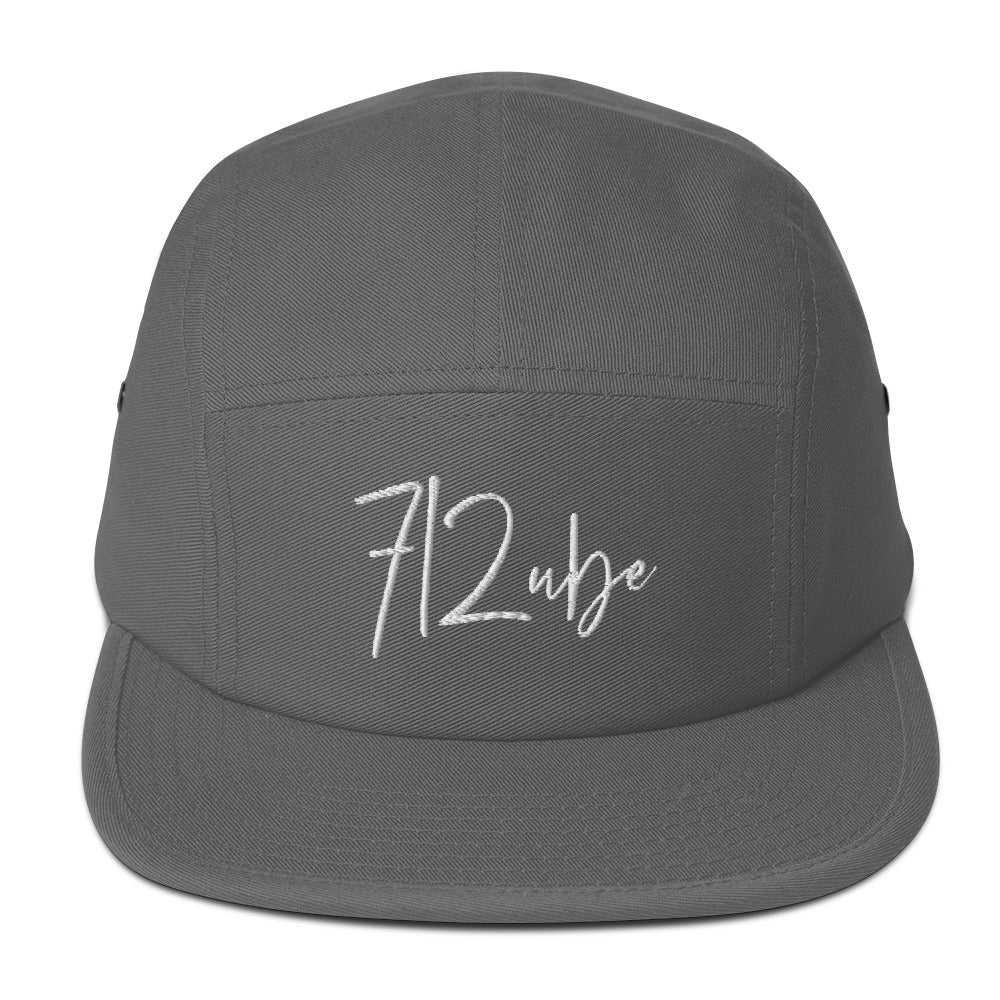 712ube Signature Series Five Panel Cap (White Logo)