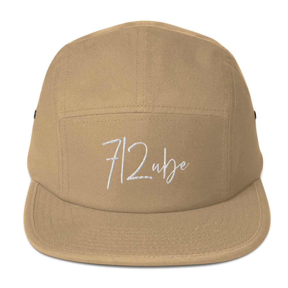 712ube Signature Series Five Panel Cap (White Logo)