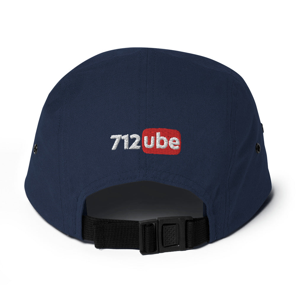 712ube Signature Series Five Panel Cap (White Logo)