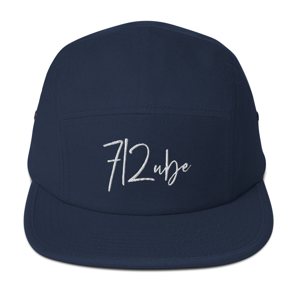 712ube Signature Series Five Panel Cap (White Logo)