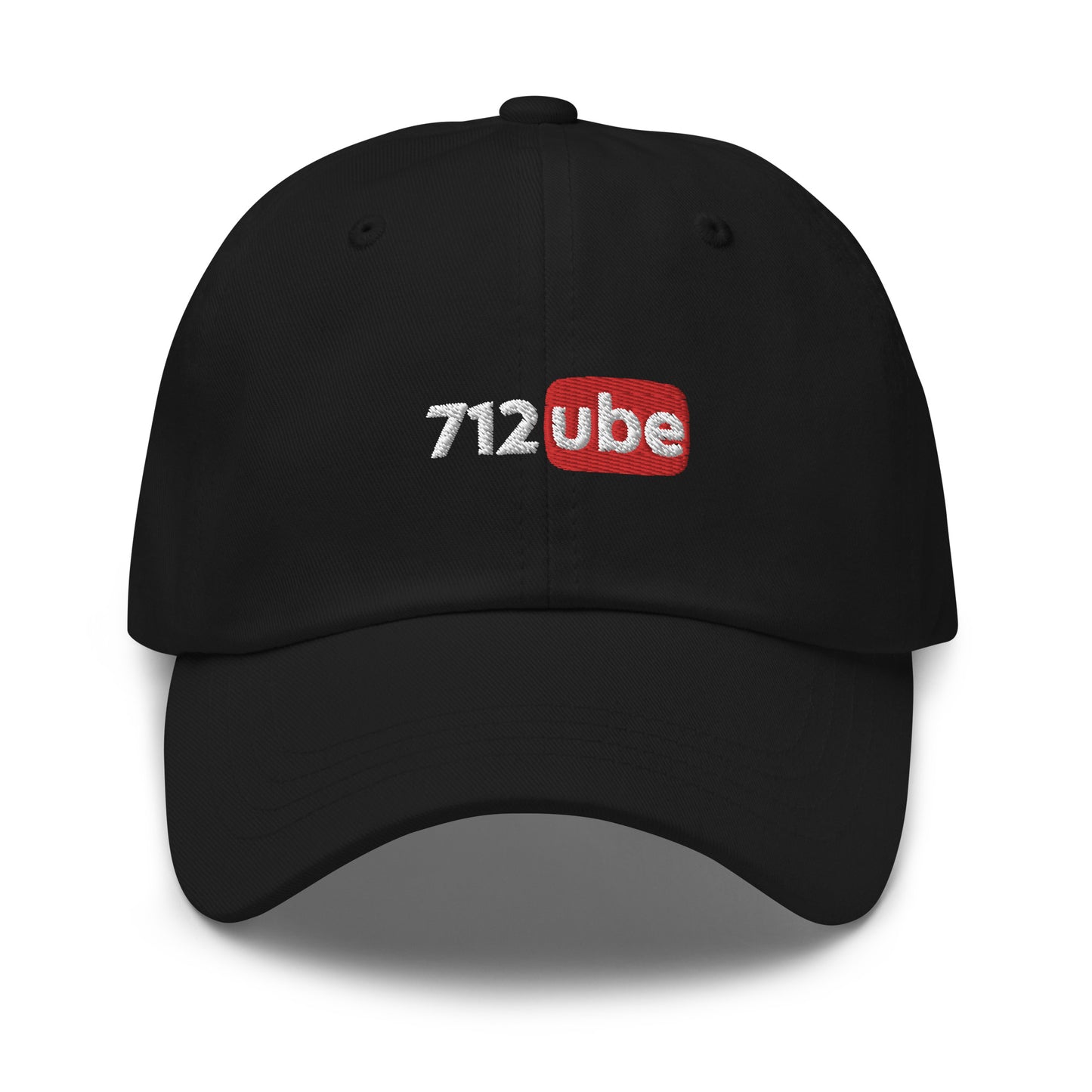 712ube Embroidered Dad Hat (White Lettering)