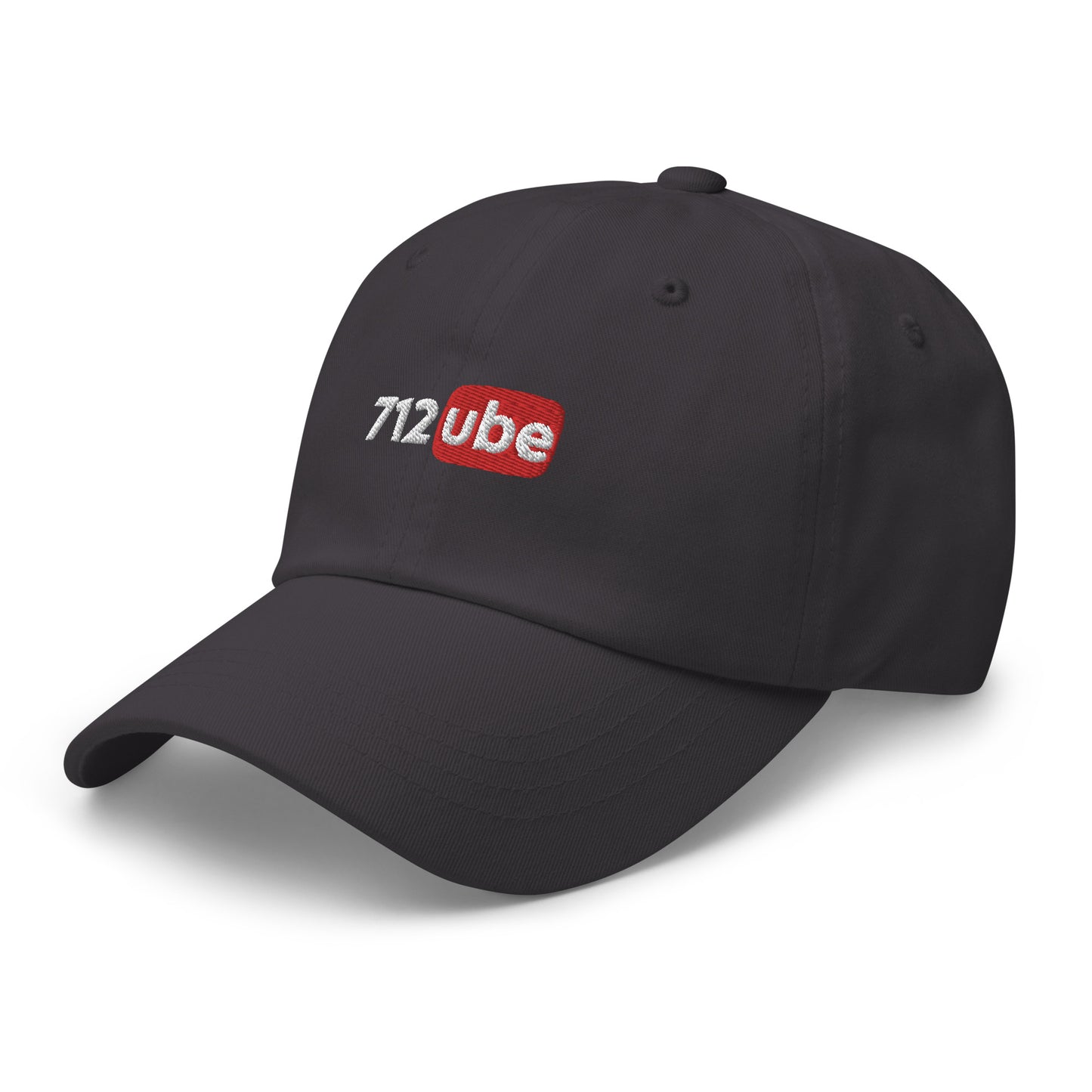 712ube Embroidered Dad Hat (White Lettering)