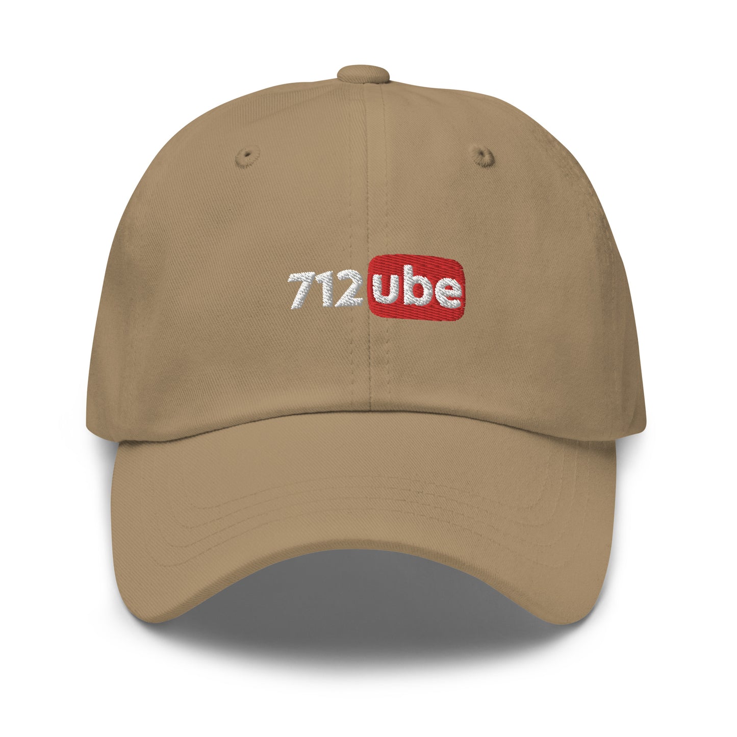 712ube Embroidered Dad Hat (White Lettering)