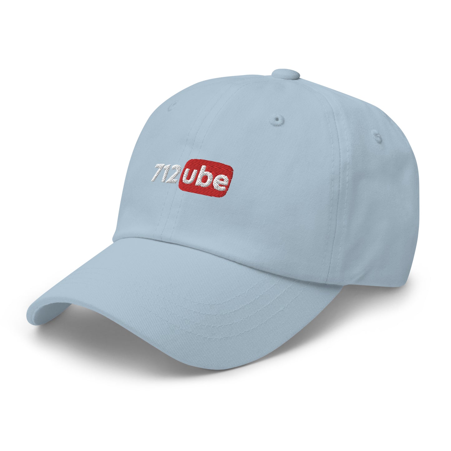 712ube Embroidered Dad Hat (White Lettering)