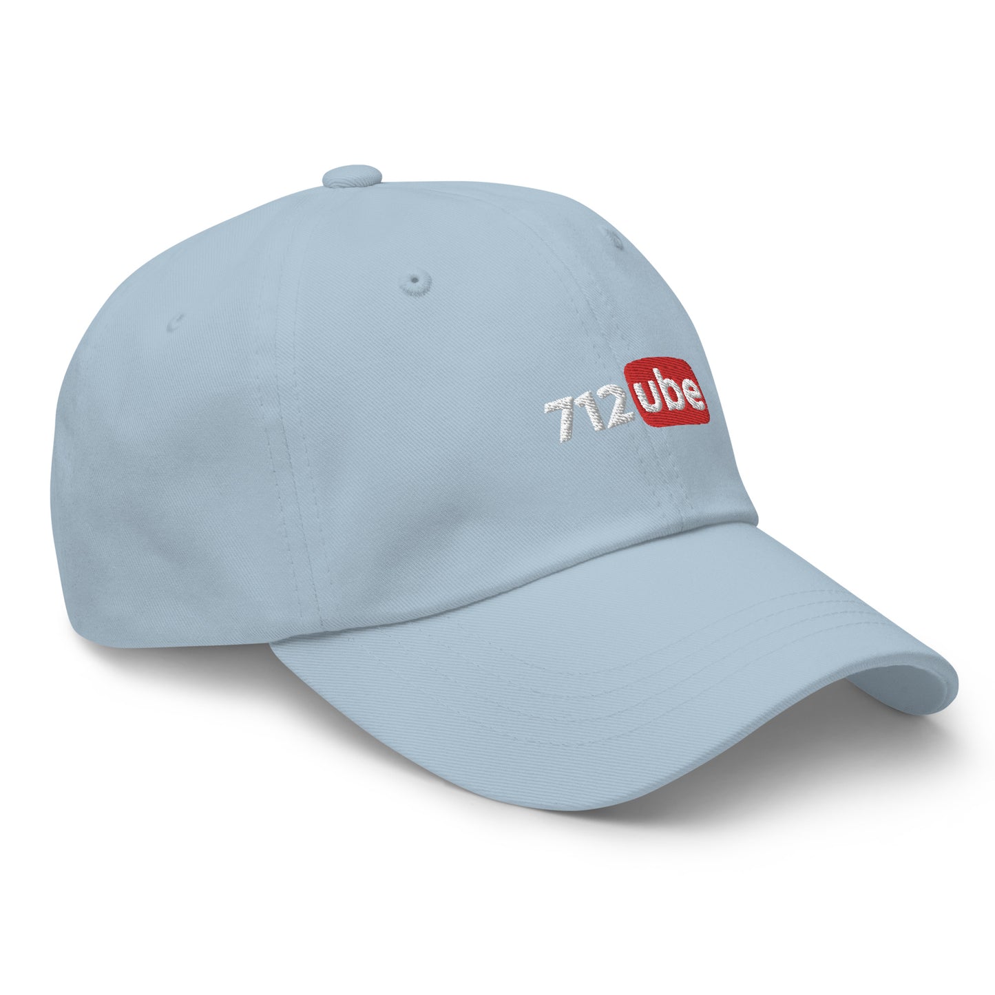 712ube Embroidered Dad Hat (White Lettering)