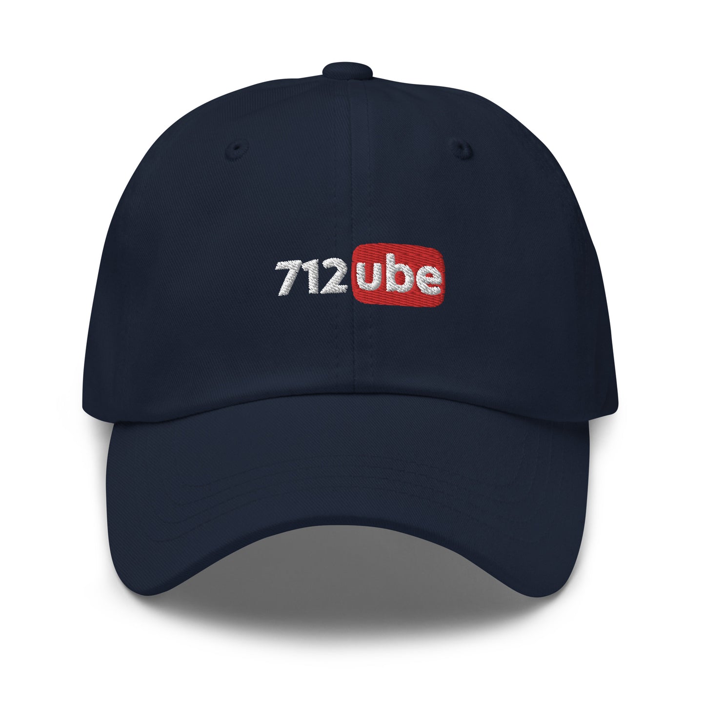 712ube Embroidered Dad Hat (White Lettering)