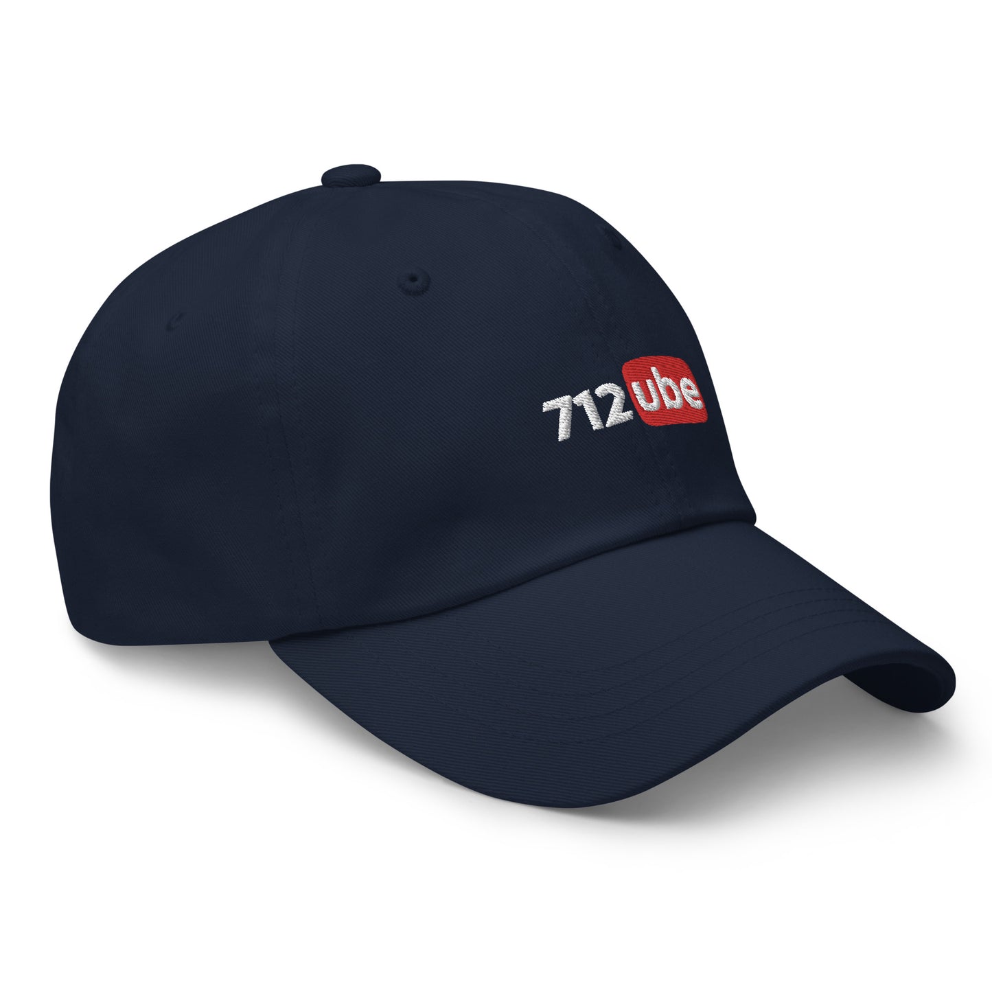 712ube Embroidered Dad Hat (White Lettering)