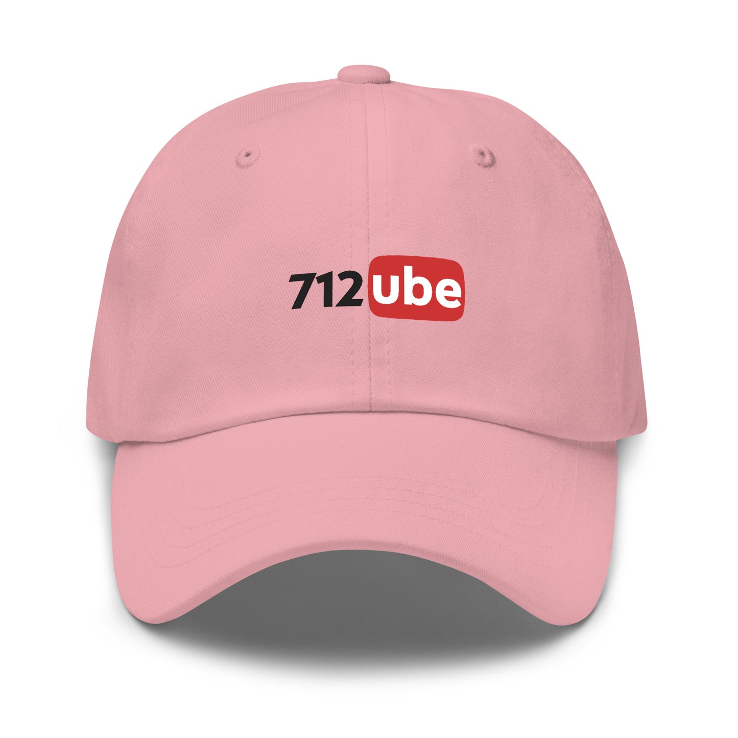 712ube Embroidered Dad Hat (Black Lettering)