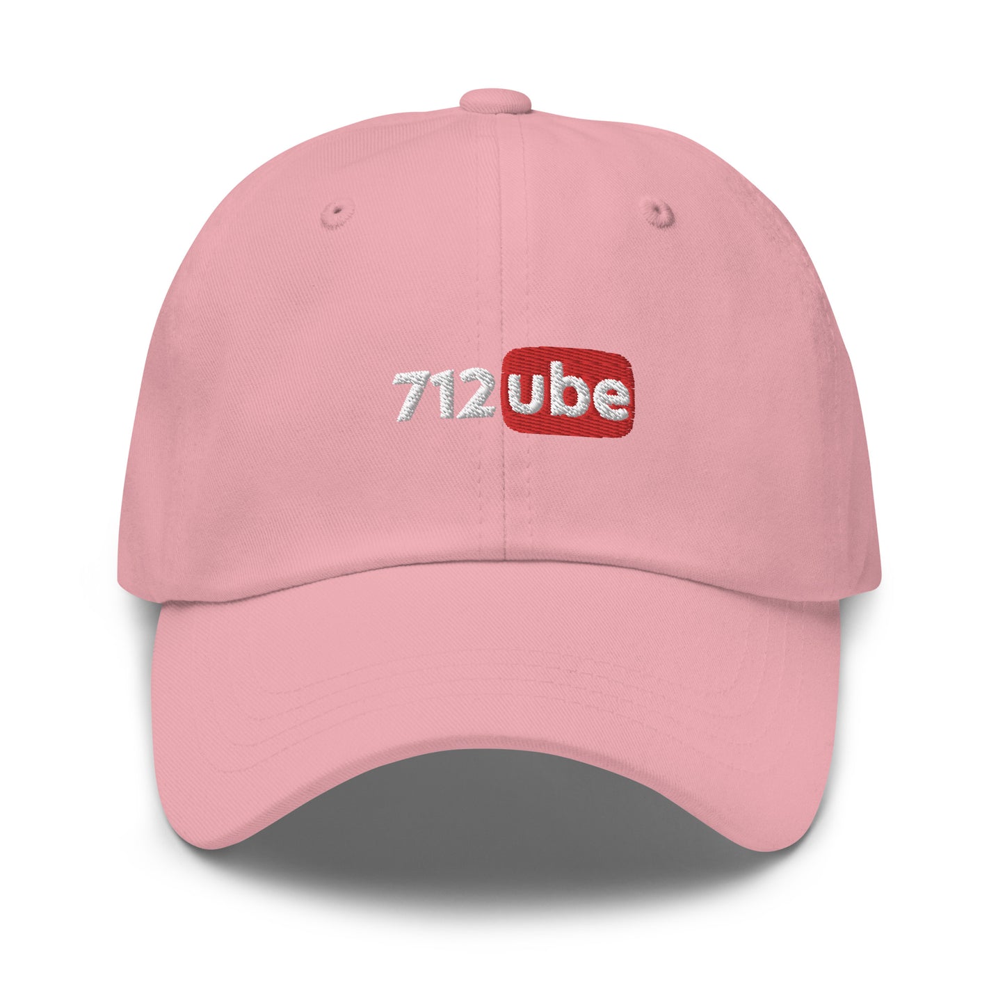 712ube Embroidered Dad Hat (White Lettering)