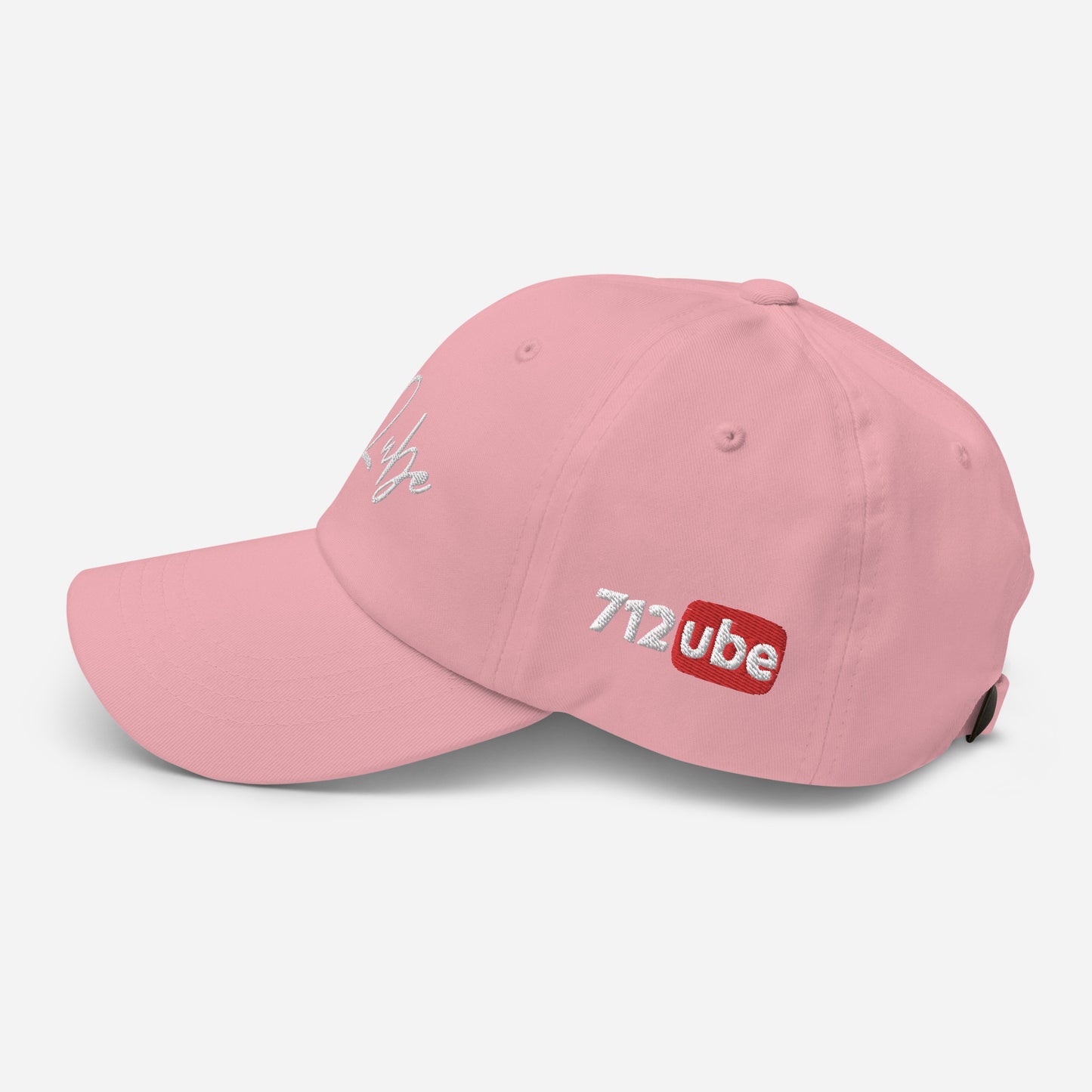 712ube Signature Series Embroidered Dad Hat (White Logo)