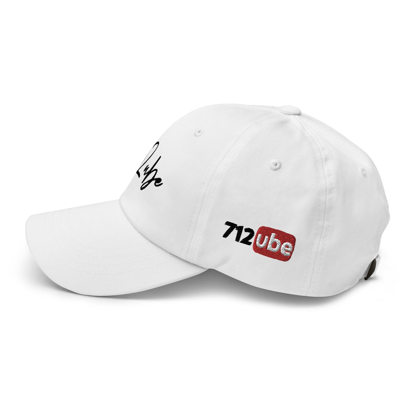 712ube Signature Series Embroidered Dad Hat (Black Logo)