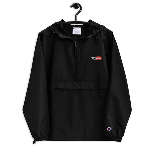 712ube x Champion Packable Embroidered Jacket (White Lettering)