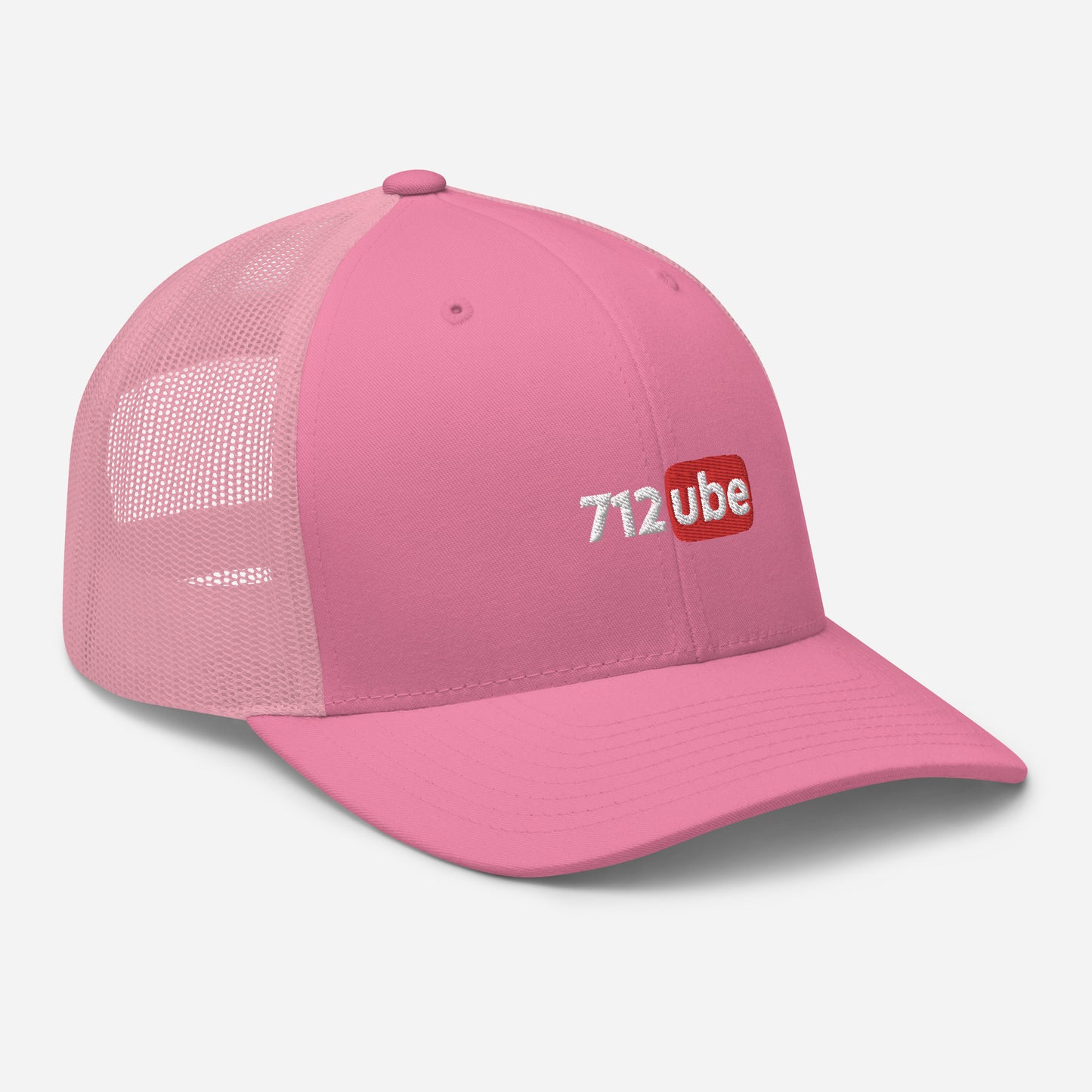 712ube Embroidered Trucker Cap (White Lettering)