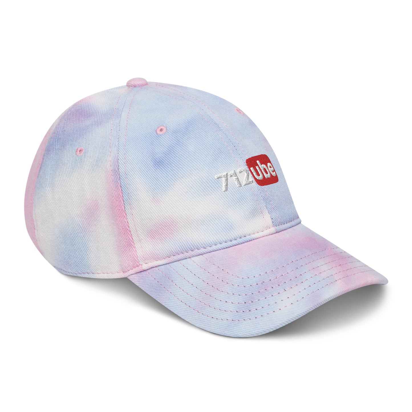 712ube Embroidered Tie Dye Hat