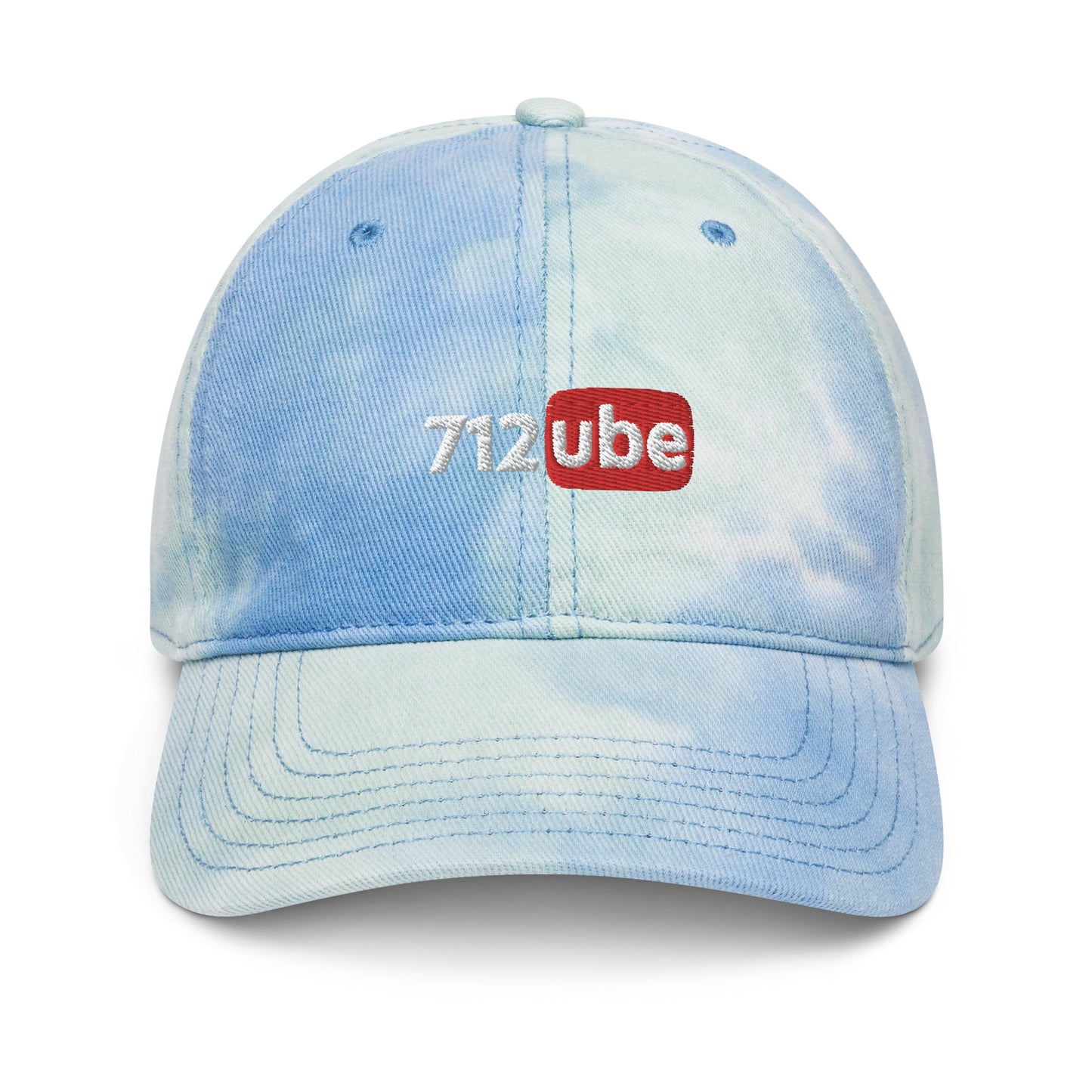 712ube Embroidered Tie Dye Hat