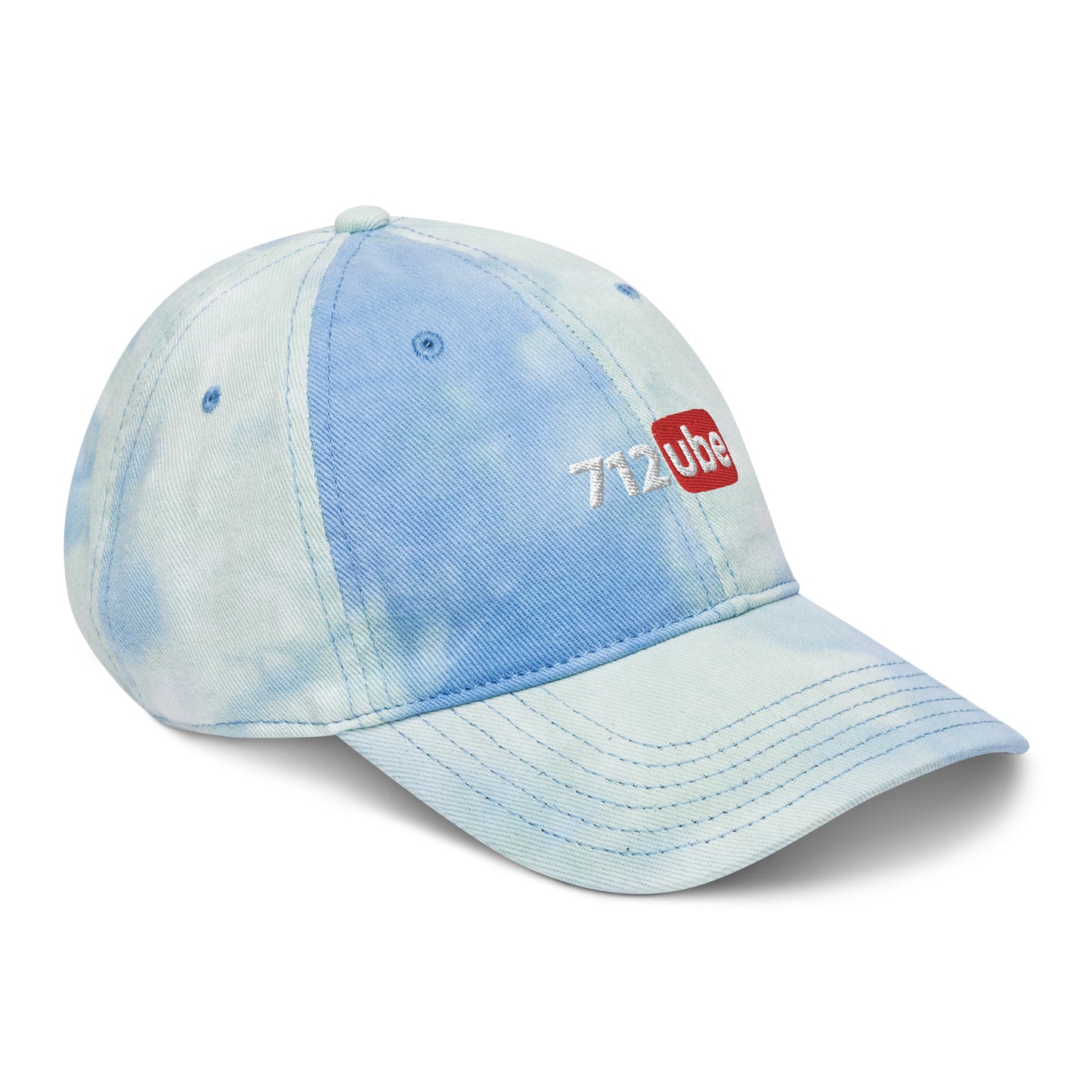 712ube Embroidered Tie Dye Hat