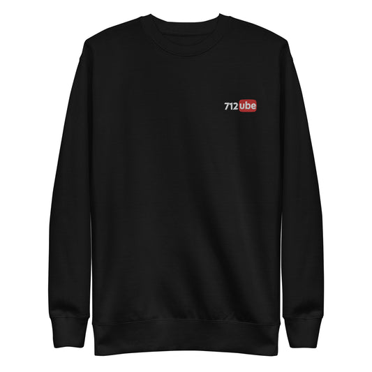 712ube Unisex Premium Embroidered Sweatshirt