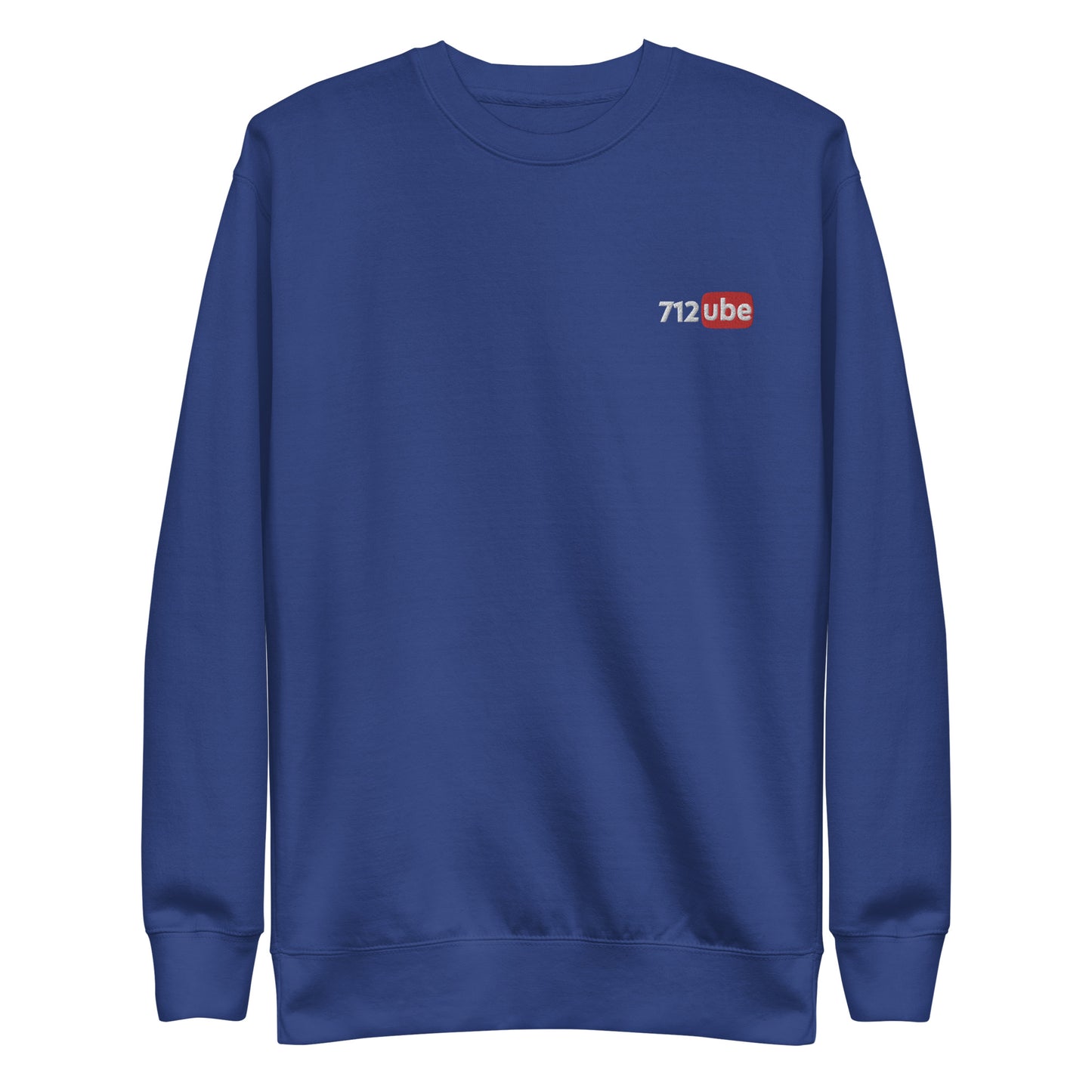 712ube Unisex Premium Embroidered Sweatshirt